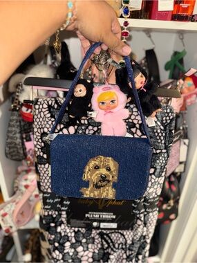Handcrafted in India Viral Bloodhound Dog Beaded Bag